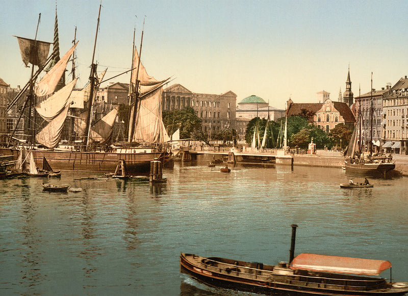 Harbour with the Ruin of Christianborg Castle