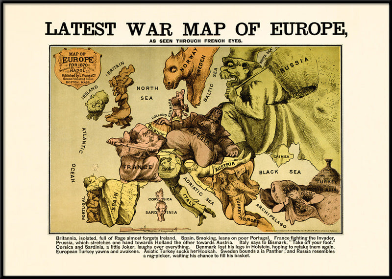 War map of Europe