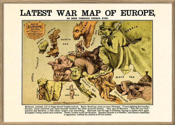 War map of Europe