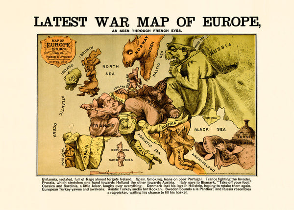 War map of Europe