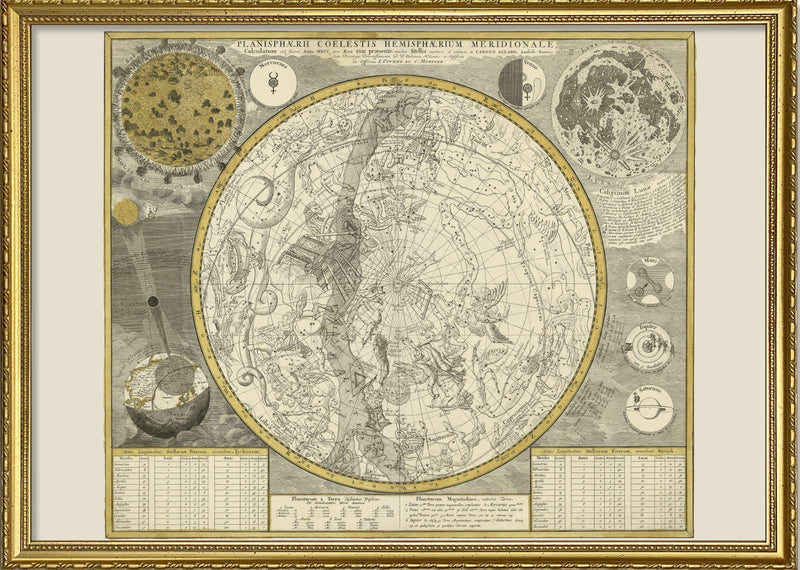 Map of Planispærii Coelestis