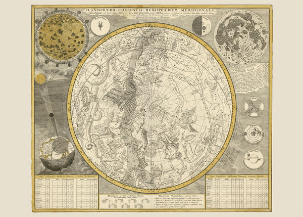 Map of Planisphærii Coelestis
