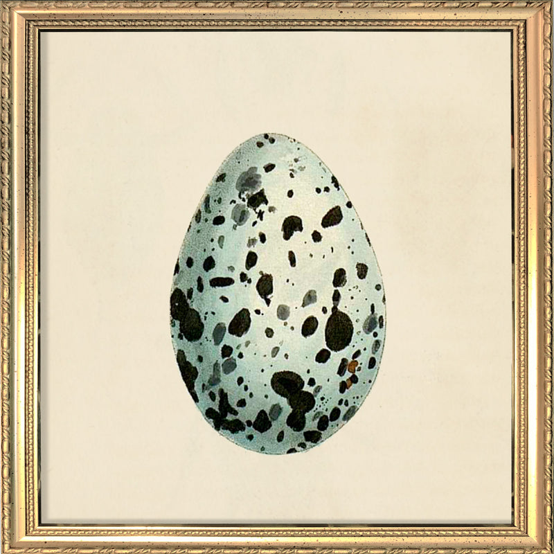 Mint Green Dotted Egg. Mini Print