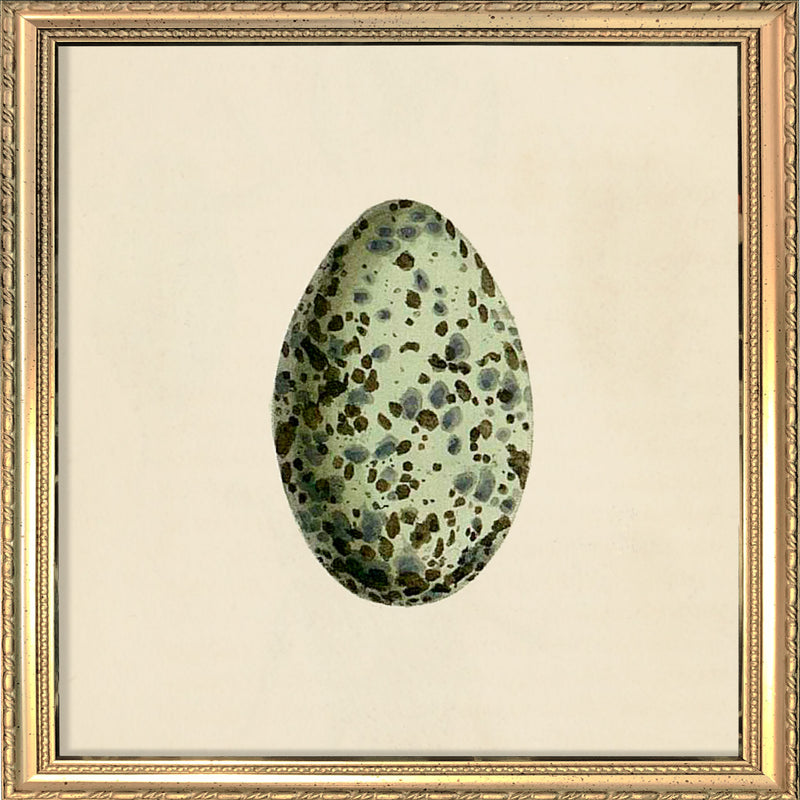 Mint Green Dotted Egg. Mini Print