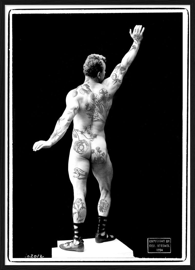 Tattooed guy left